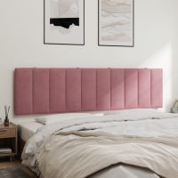 vidaXL Dyna till huvudgavel rosa 180 cm sammet - Bild 4