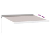 vidaXL Markis manuellt infällbar 300x250 cm brun - Bild 5