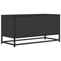 vidaXL Tv-bänk svart 80x34,5x40 cm konstruerat trä och metall - Bild 6