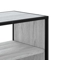 vidaXL Tv-bänk grå sonoma 60x31x39,5 cm konstruerat trä och metall - Bild 7