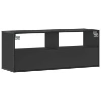 vidaXL Tv-bänk svart 100x31x39,5 cm konstruerat trä och metall - Bild 6