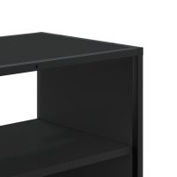 vidaXL Tv-bänk svart 100x31x39,5 cm konstruerat trä och metall - Bild 8