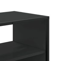 vidaXL Tv-bänk svart 100x31x39,5 cm konstruerat trä och metall - Bild 7