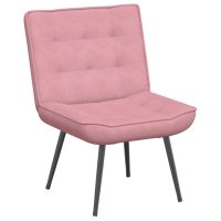 vidaXL Vilstol rosa 64x74x84 cm sammet - Bild 2