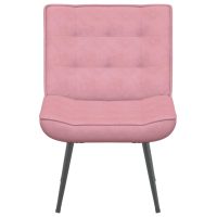 vidaXL Vilstol rosa 64x74x84 cm sammet - Bild 4