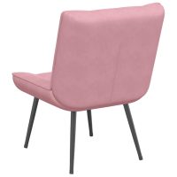 vidaXL Vilstol rosa 64x74x84 cm sammet - Bild 6