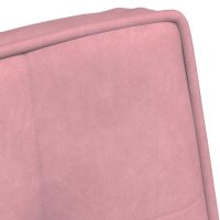 vidaXL Vilstol med fotpall rosa sammet - Bild 9