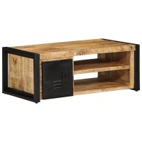 vidaXL Soffbord 90x50x36 cm massivt grovt mangoträ - Bild 2