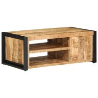 vidaXL Soffbord 90x50x36 cm massivt grovt mangoträ - Bild 7