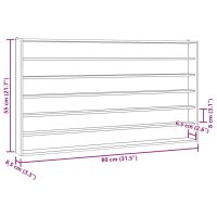 vidaXL Väggskåp med 6 hyllor 80x8,5x55 cm - Bild 9