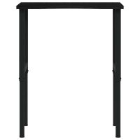 vidaXL Arbetsbänk mörkbrun 80x60x(71,5-98) cm massiv ek - Bild 4