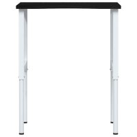 vidaXL Arbetsbänk mörkbrun 80x60x(71,5-98) cm massiv ek - Bild 4