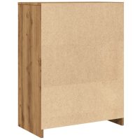 vidaXL Badrumsskåp artisan ek 60x33x80 cm konstruerat trä - Bild 6