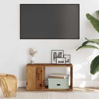 vidaXL TV-bänk åldrat trä 60x24x32 cm konstruerat trä - Bild 4