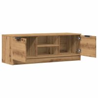 vidaXL TV-bänk artisan ek 102x35x36,5 cm konstruerat trä - Bild 7