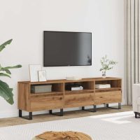 vidaXL Tv-bänk artisan ek 150x30x44,5 cm konstruerat trä - Bild 3