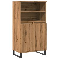 vidaXL Högskåp artisan ek 60x36x110 cm konstruerat trä - Bild 2