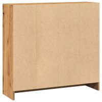 vidaXL Bokhylla ek 80x24x76 cm konstruerat trä - Bild 6