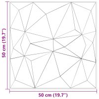 vidaXL Väggpaneler 12 st grön 50x50 cm XPS 3 m² diamant - Bild 7