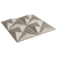 vidaXL Väggpaneler 24 st beton 50x50 cm XPS 6 m² origami - Bild 5