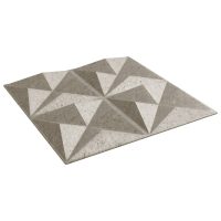 vidaXL Väggpaneler 48 st beton 50x50 cm XPS 12 m² origami - Bild 5