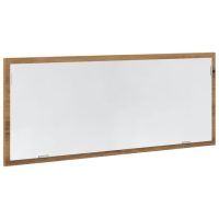 vidaXL Badrumsspegel med LED artisan ek 100x8,5x37 cm konstruerat trä - Bild 5