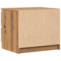 vidaXL Sängbord artisan ek 50x40x43.5 cm konstruerat trä - Bild 7