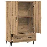 vidaXL Högskåp artisan ek 70x31x115 cm konstruerat trä - Bild 4