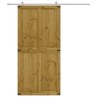 vidaXL Ladugårdsdörr CORONA 90x210 cm massiv furu - Bild 6