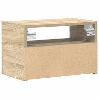 vidaXL Väggmonterade sängbord 2 st sonoma-ek 45x26x28,5 cm - Bild 7