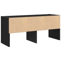 vidaXL Skohylla stapelbar svart ek 89,5x30x40 cm - Bild 6