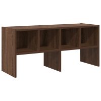 vidaXL Skohylla stapelbar brun ek 89,5x30x40 cm - Bild 2