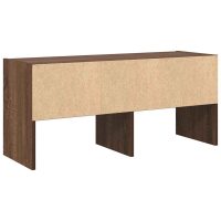 vidaXL Skohylla stapelbar brun ek 89,5x30x40 cm - Bild 6