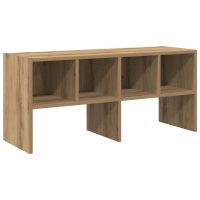 vidaXL Skohylla stapelbar artisan ek 89,5x30x40 cm - Bild 2