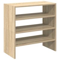 vidaXL Skohyllor 2 st stapelbara sonoma-ek 60x30x30,5 cm - Bild 2