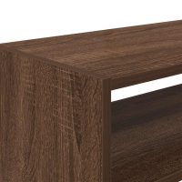 vidaXL Skohylla stapelbar brun ek 60x30x30,5 cm - Bild 7