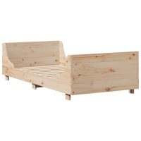 vidaXL Sängram utan madrass 100x200 cm massiv furu - Bild 5