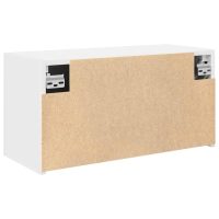 vidaXL Väggskåp för badrum vit 60x25x30 cm konstruerat trä - Bild 7