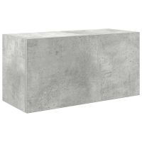 vidaXL Väggskåp för badrum betonggrå 60x25x30 cm konstruerat trä - Bild 2