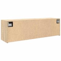 vidaXL Väggskåp för badrum sonoma-ek 100x25x30 cm konstruerat trä - Bild 7