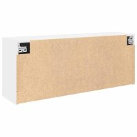 vidaXL Väggskåp för badrum vit 100x25x40 cm konstruerat trä - Bild 7