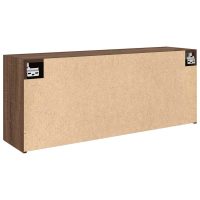 vidaXL Väggskåp för badrum brun ek 100x25x40 cm konstruerat trä - Bild 7