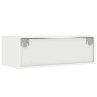 vidaXL Tv-bänk med LED-belysning vit 75x35,5x25 cm - Bild 9